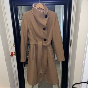 Mango tan trench coat